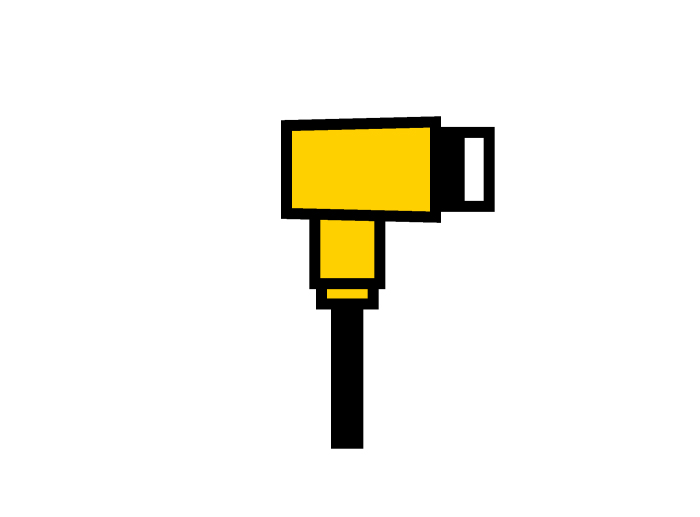 Turck M16 Power Cordset; Female Right Angle; 3-Pin; 3 x 14AWG; 15 - 18A; 600V; 0.6m PVC Cable